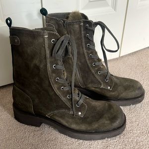 Olive Combat Boots